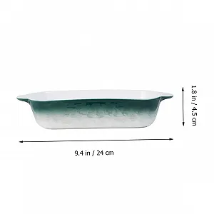 Форма для запекания BESPORTBLE Керамическая Прямоугольная с ручками Термостойкая Штабелируемая synthetic.ua - Фото 1