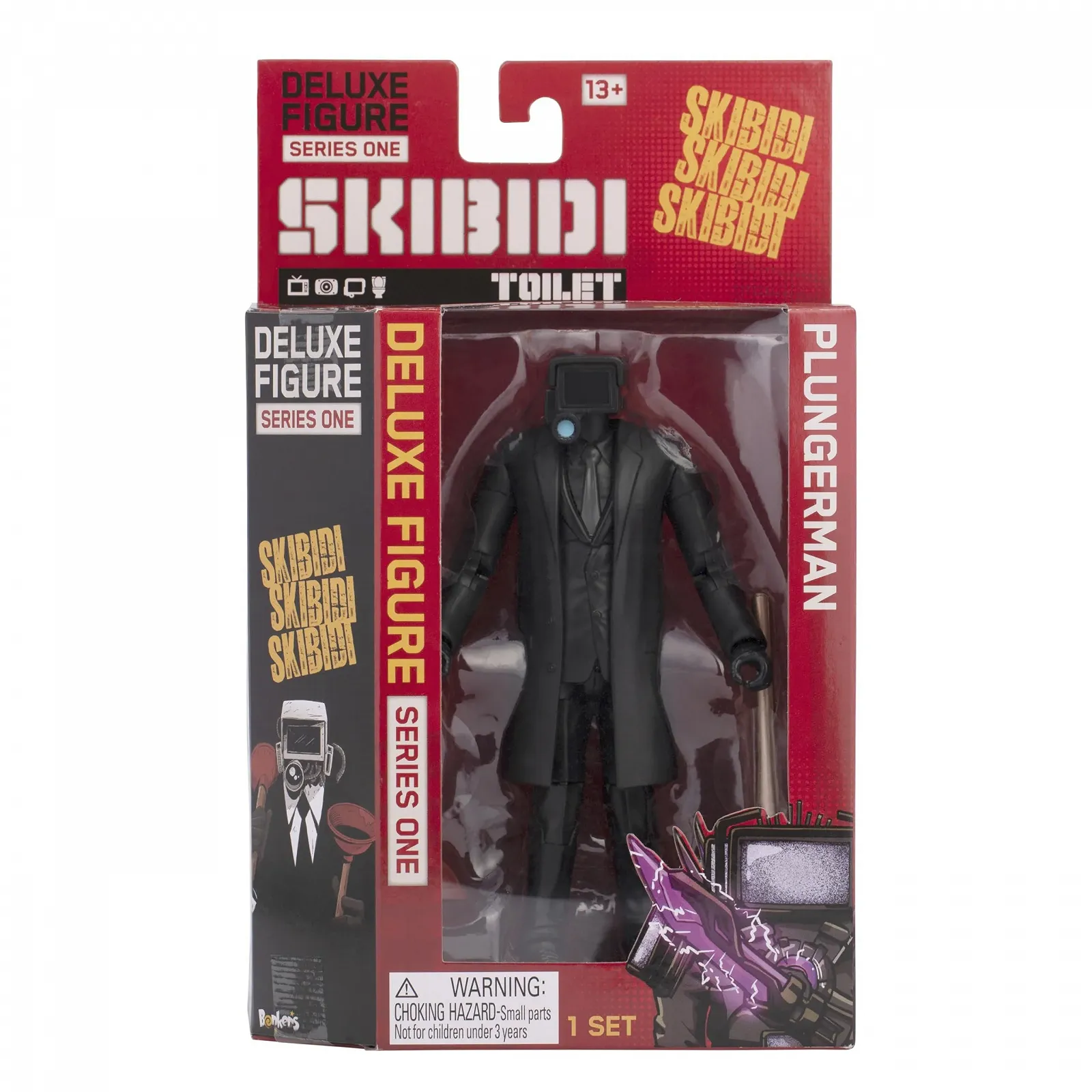 Колекційна фігурка Skibidi Toilet Deluxe Plungerman 15.2 см, фото №4