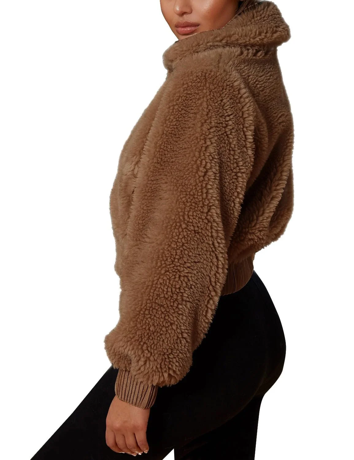 Пальто FANCYINN Жіноча зимова Teddy з лацканами, фото №4 Пальто FANCYINN Жіноча зимова Teddy з лацканами, фото №4