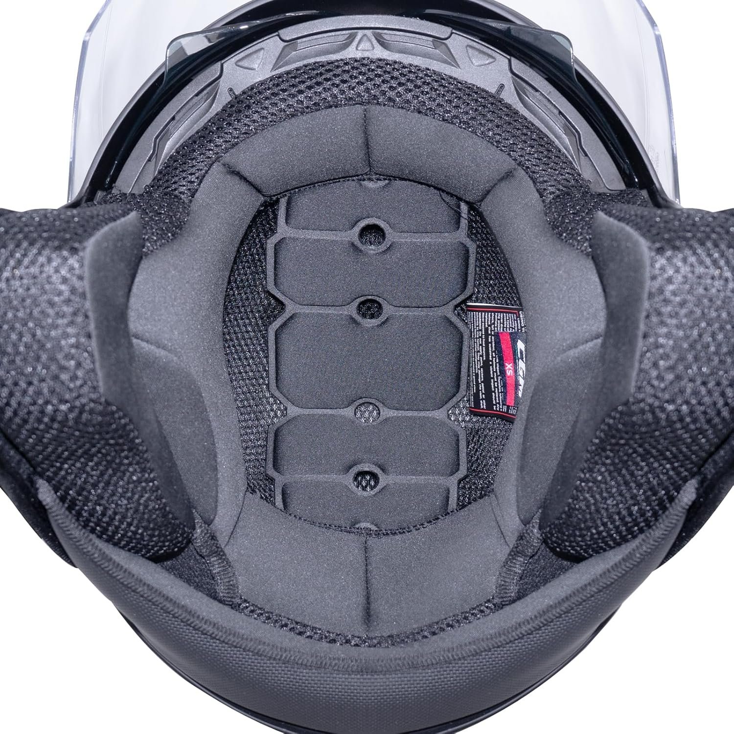 Мотошолом CGM 116A AIR MONO XXL (63-64) Black, фото №4