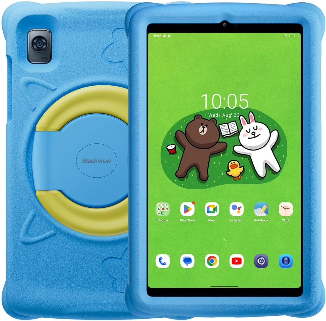 Планшет 8.68" Blackview Tab 60 Kids 4+4/128Gb 4G 2-SIM 8 ядер Android 13 6050 mAh Синій, фото №1