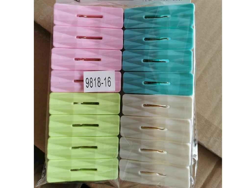 Прищіпка побутова 16шт/уп WW00749 ТМ STENSON, фото №1