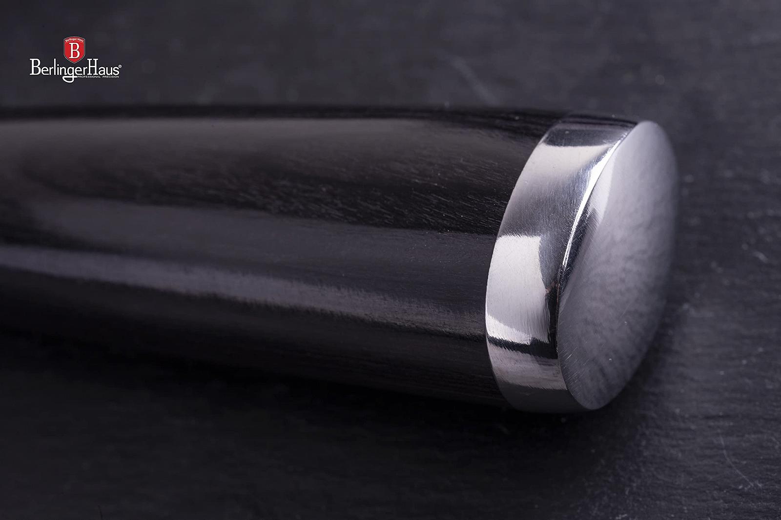 Набір ножів Santoku Berlingerhaus Primal Gloss Collection з нержавіючої сталі, 3 шт., фото №4