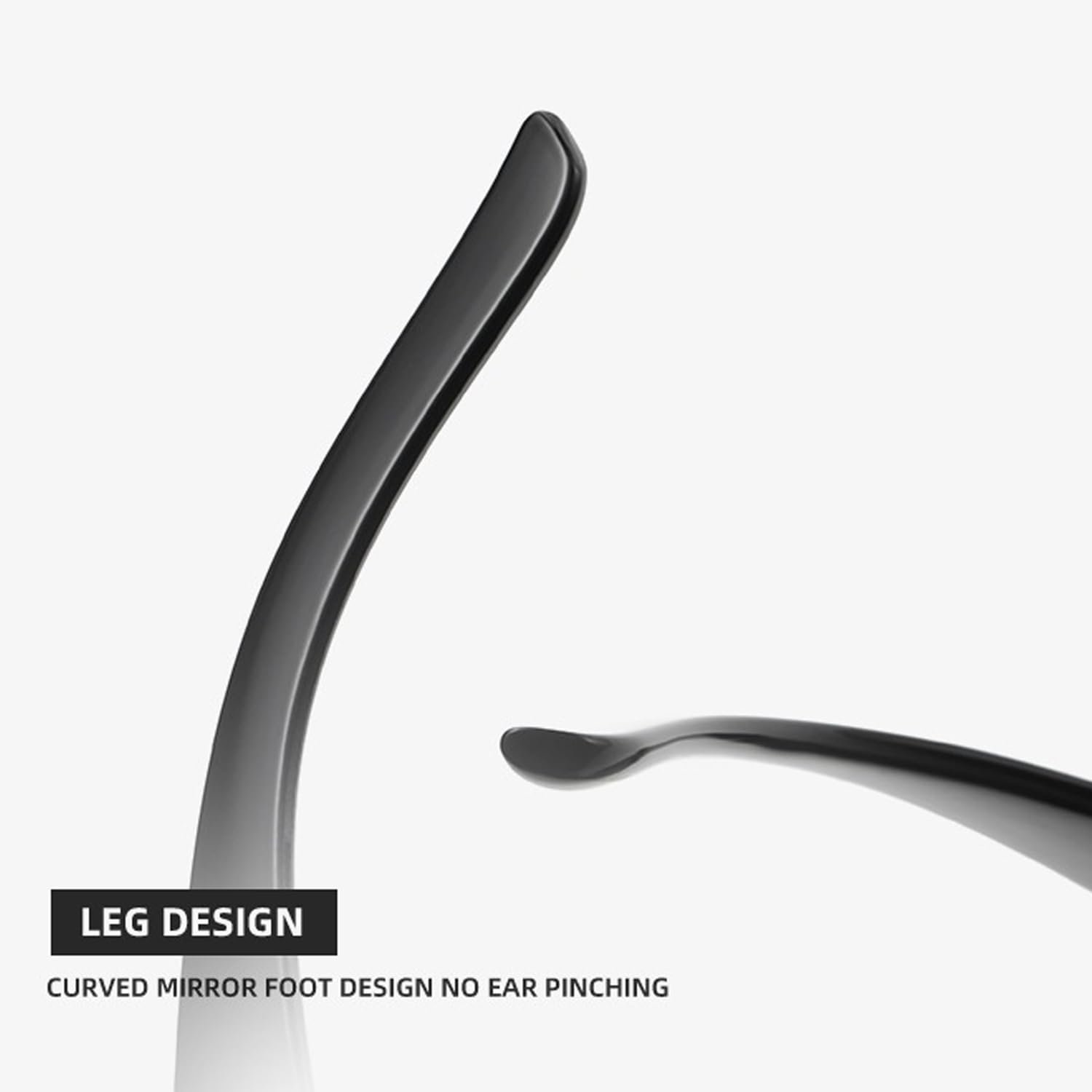 Очки Солнцезащитные Hachera Безоправные Y2k в стиле панк, 3 шт, Черный, белый, коричневый, фото №6