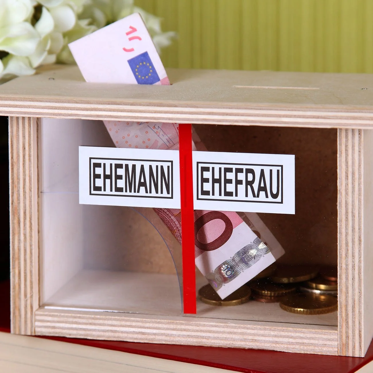 Скарбничка для молодят Cera & Toys дерев'яна 16x10x9 см весільний подарунок, фото №2