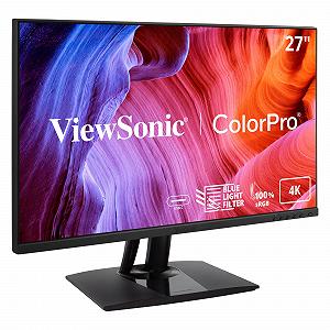 Монітор Viewsonic VP2756-4K 68.6 см (27 дюймів) 4K UHD IPS 100% sRGB HDMI DP USB-C Чорний - Фото 1