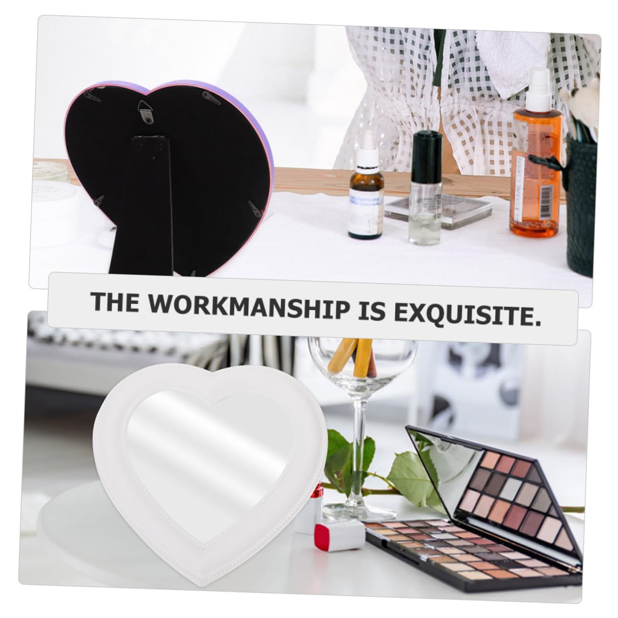 Зеркало Angoily Сердце 4 шт Вертикальный Маленький, фото №7 Зеркало Angoily Сердце 4 шт Вертикальный Маленький, фото №7