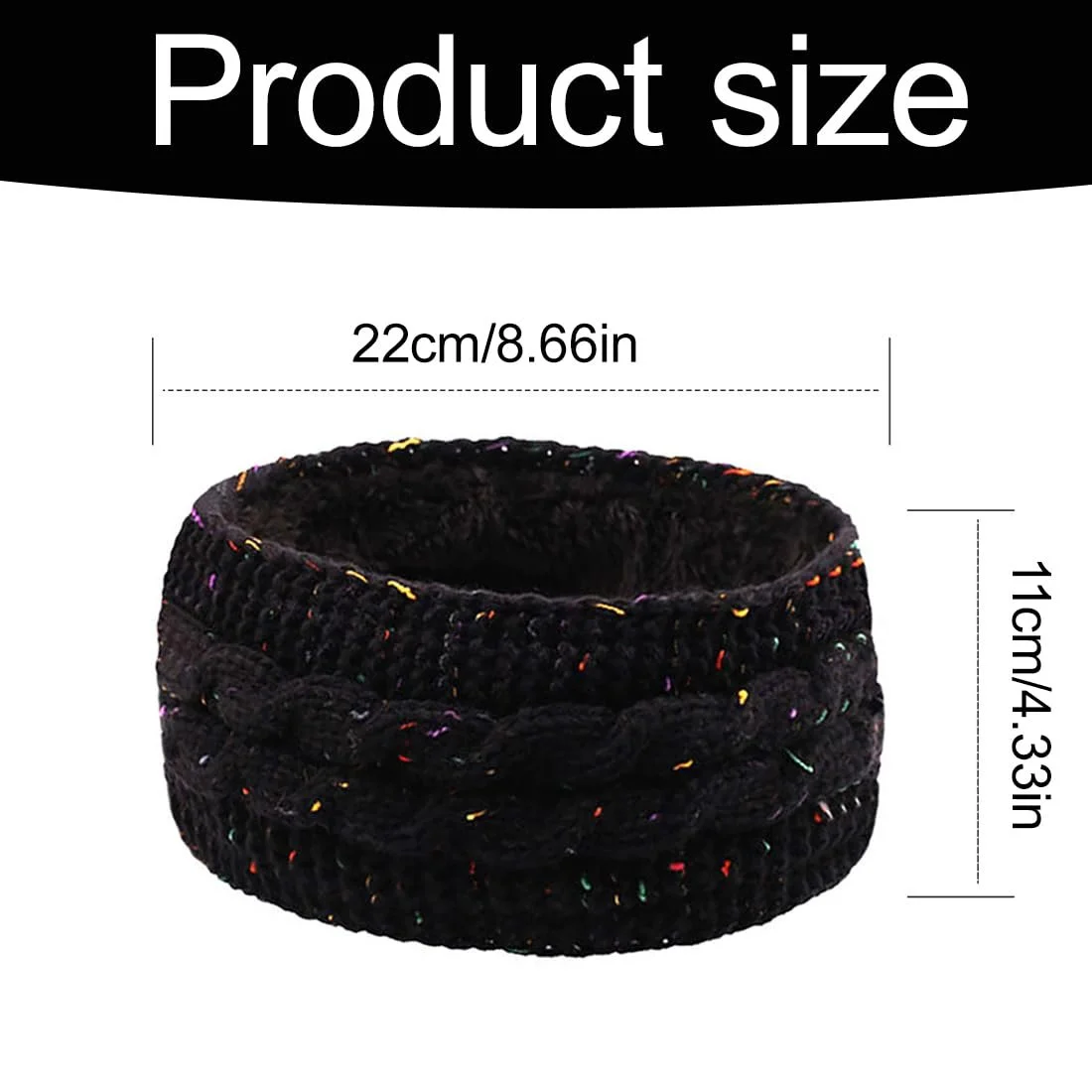 В'язана Пов'язка на Голову, 2 шт, фото №2