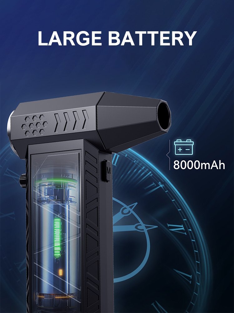 Портативный турбовентилятор Violent MR Pulsar Turbo Jet Fan 300000 RPM Black, фото №6