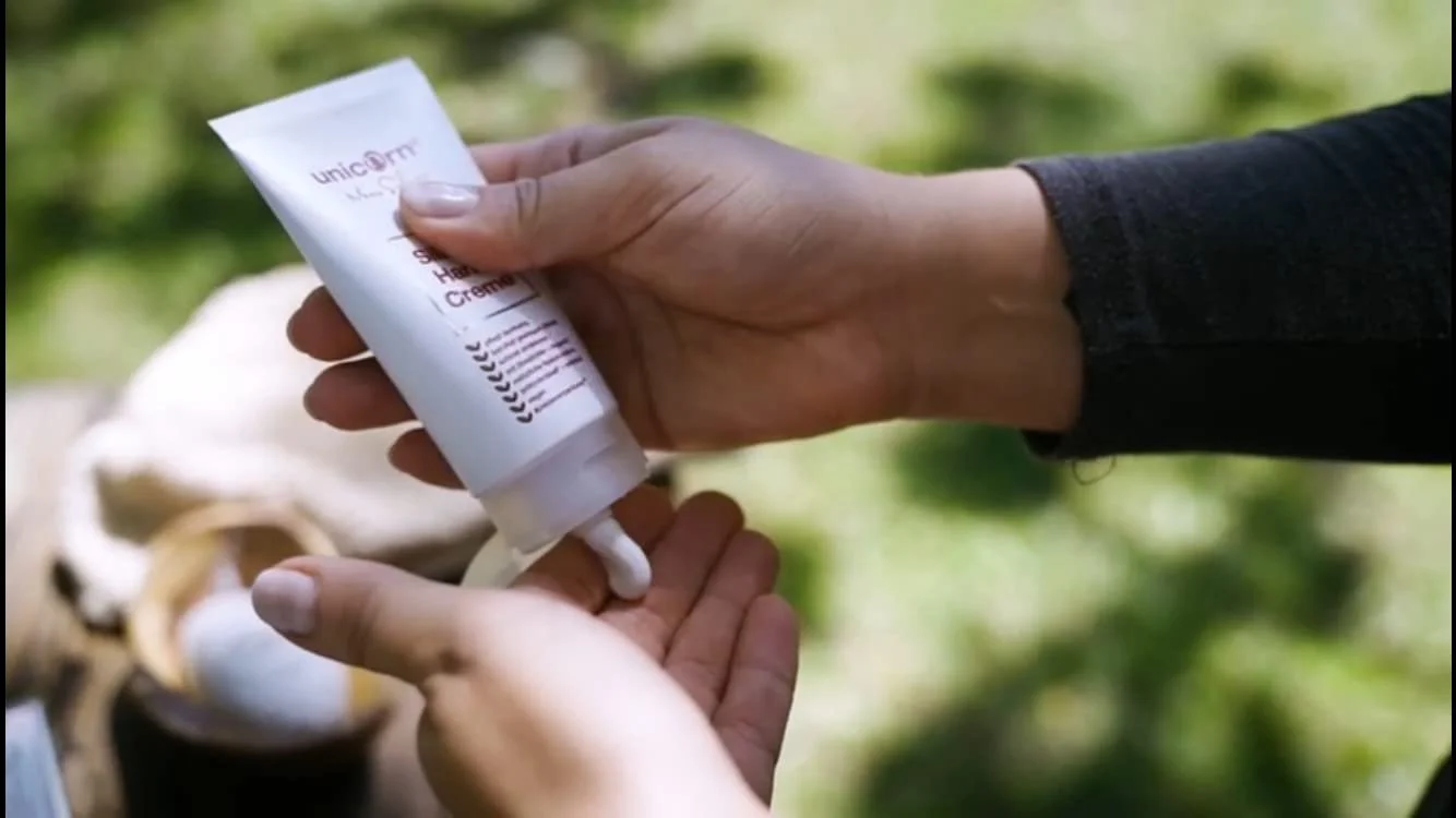 Крем для рук Unicorn з Micro Silver 75 мл - з квітковим ароматом - швидко вбирається, фото №3