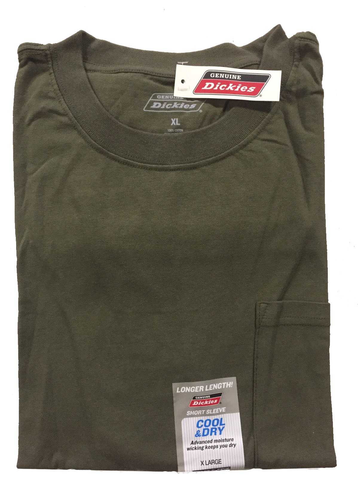 Футболка Dickies XL 1 Оливковий 03008, фото №2