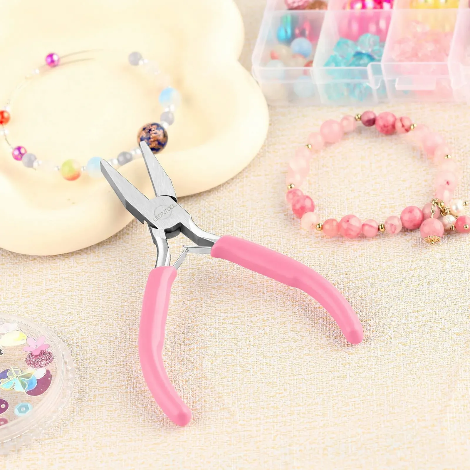 Плоскогубцы LEONTOOL Мини 5 дюймов с плоским носом для изготовления ювелирных изделий, гладкие губки, плоскогубцы Дакбилл, малые плоские плоскогубцы, аксессуары для изготовления ювелирных изделий для гибки и выпрямления проволоки, фото №3 Плоскогубцы LEONTOOL Мини 5 дюймов с плоским носом для изготовления ювелирных изделий, гладкие губки, плоскогубцы Дакбилл, малые плоские плоскогубцы, аксессуары для изготовления ювелирных изделий для гибки и выпрямления проволоки, фото №3