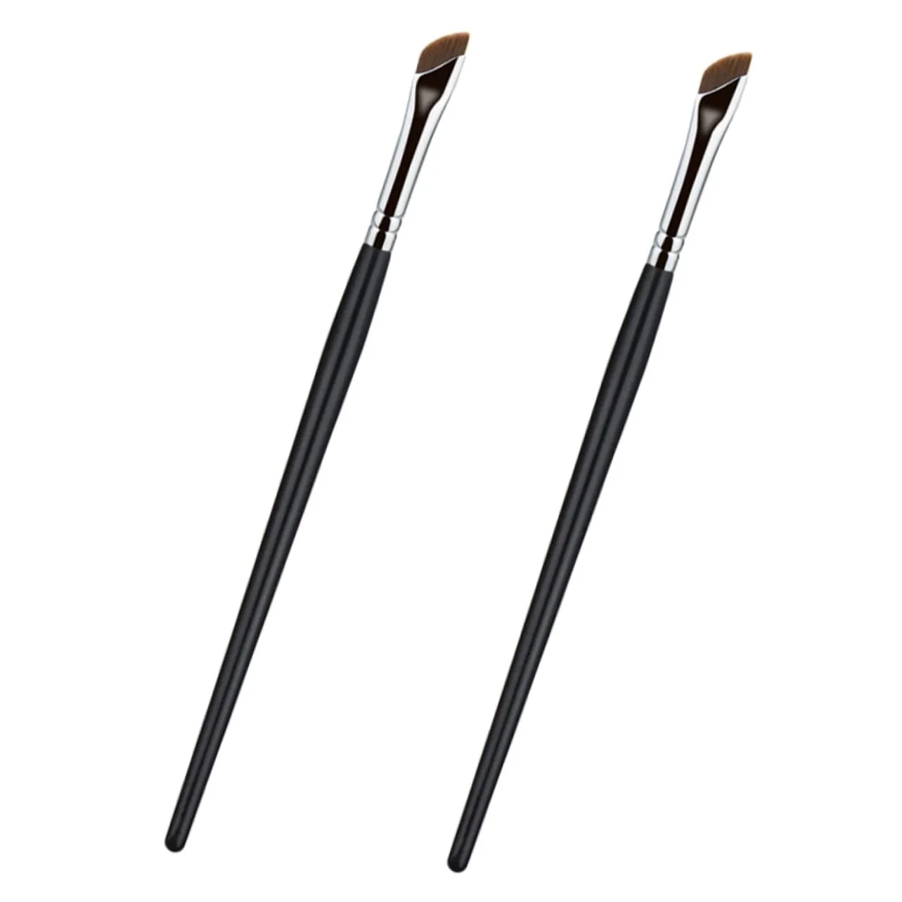 Кисти MAGICLULU для бровей, подводки, скошенная, плоская, тонкая, угловая, для консилера, портативная, для макияжа, 6 шт, фото №3