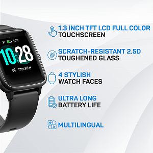 Смарт-годинник DENDAWEN Pro-Fit Move VeryFitPro IP68 водонепроникний, монітор серцевого ритму, крокомір (ID205L) synthetic.ua - Фото 1