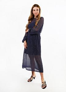 Платье inDresser XS Синий (IN-F0307В040В-Blue) synthetic.ua - Фото 1