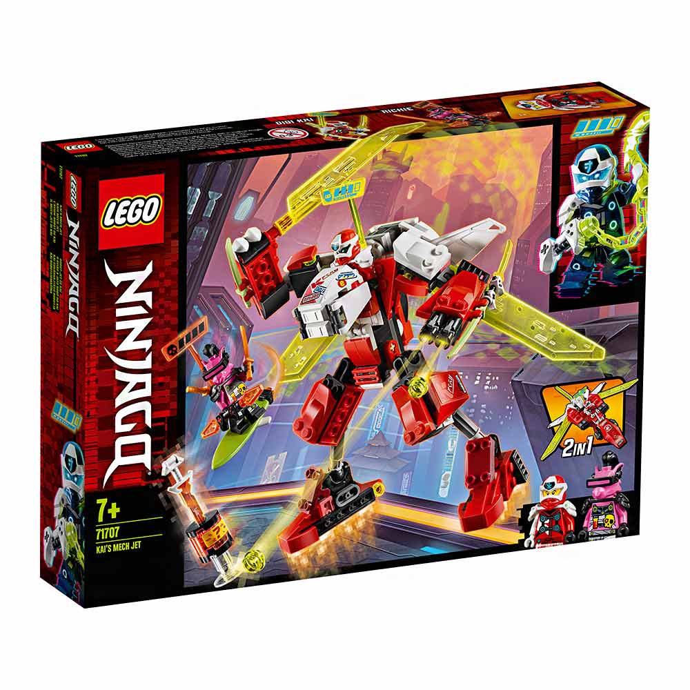 Конструктор Lego Ninjago Реактивный самолет Кая 217 деталей 71707, фото №5