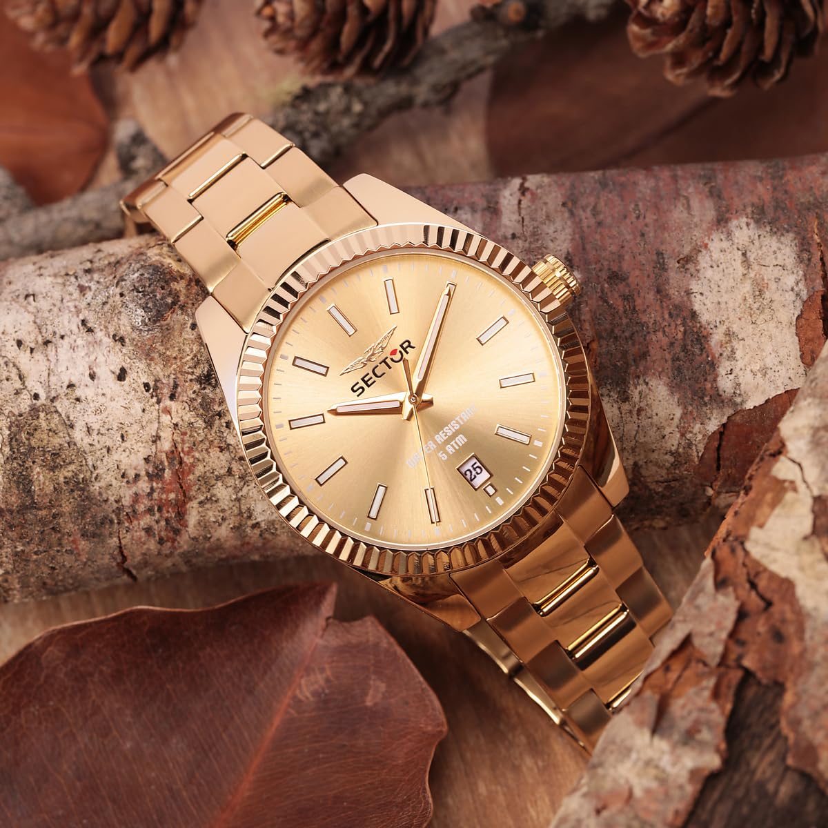 Часы Sector Analogue R3253240026 Золотой Браслет, фото №6