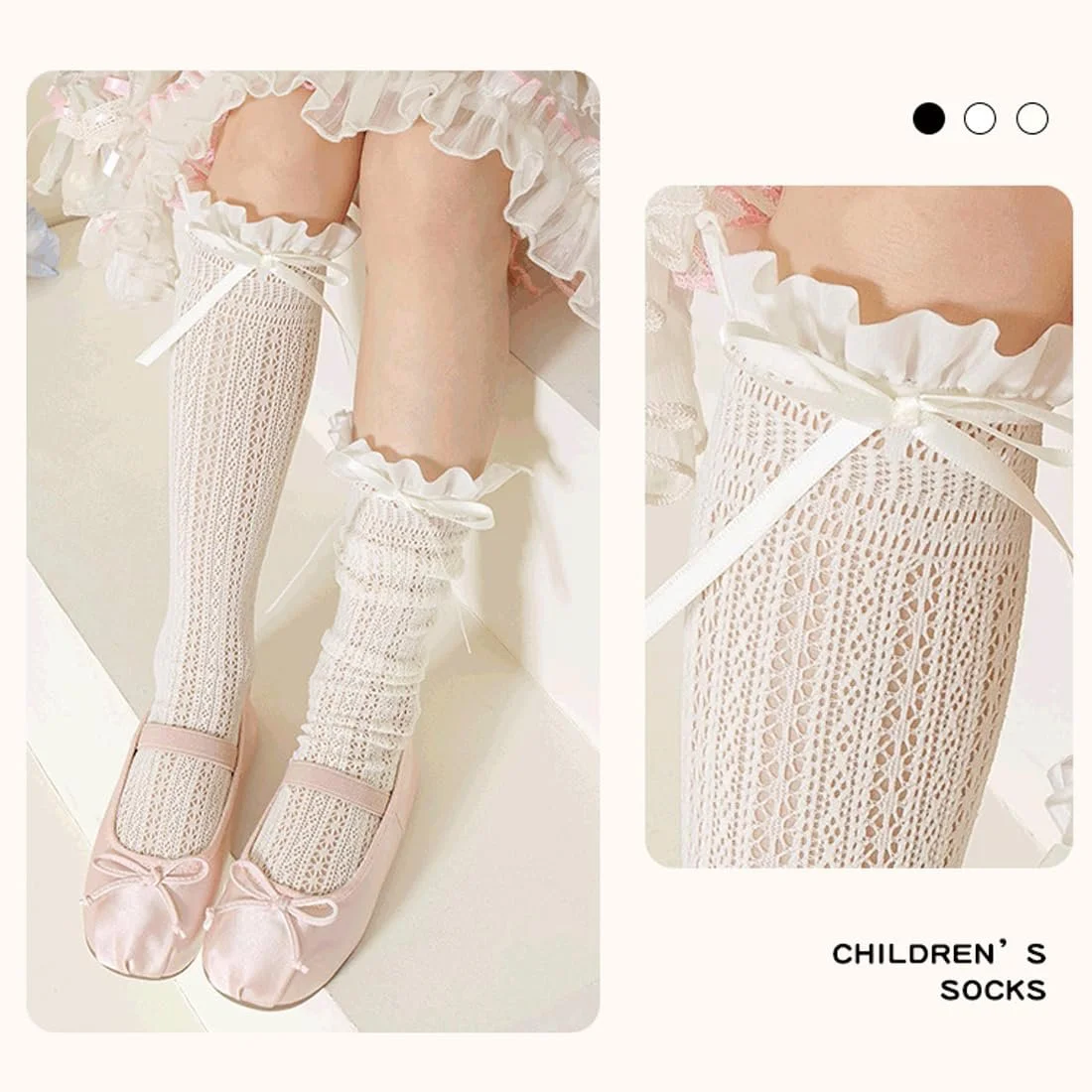 1 пара традиційних панчіх до колін, фото №5