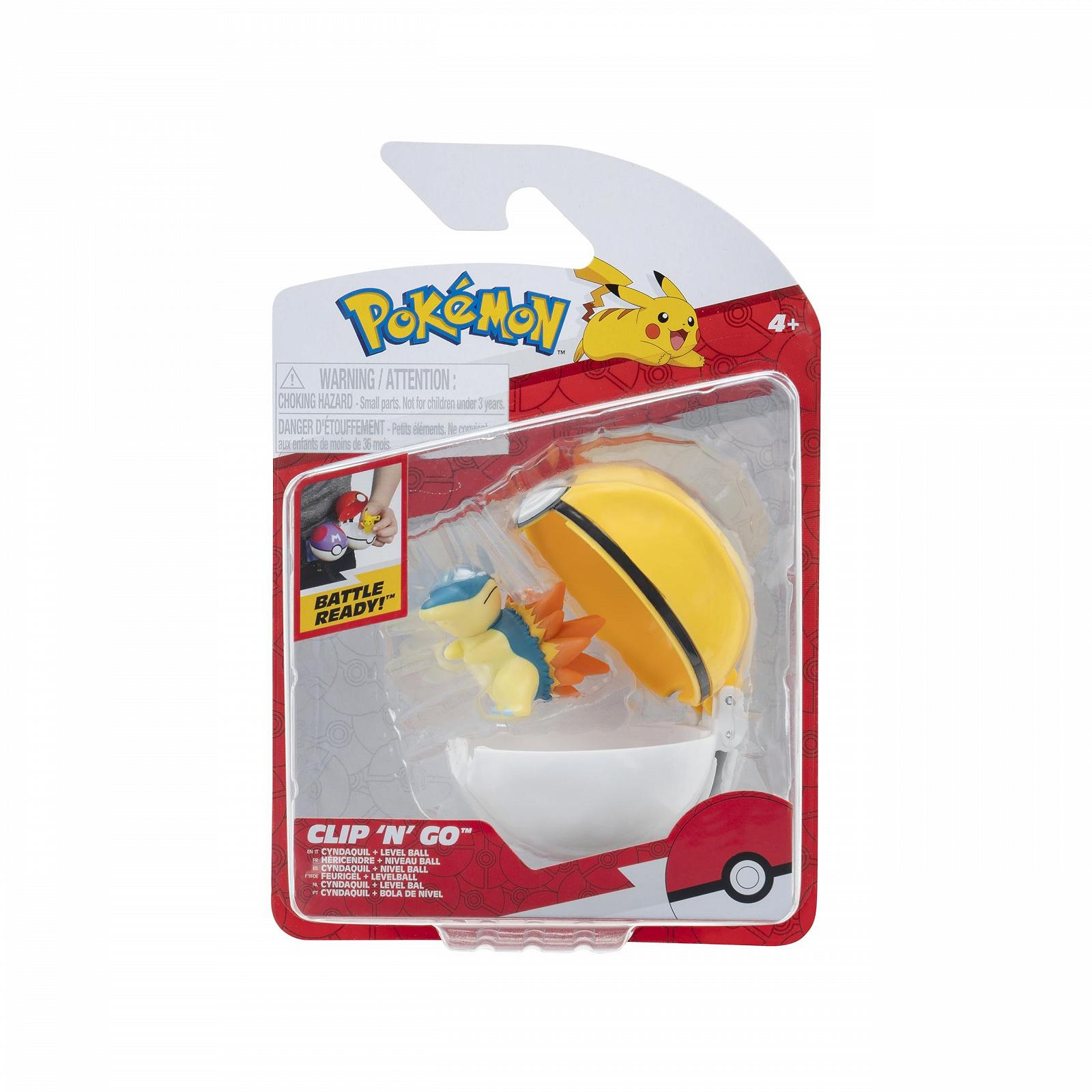 Фигурки Pokémon Clip 'N'Go Aron, Charcadet, Blitzle, Cyndaquil, Sprigatito, Tentacool, фото №5