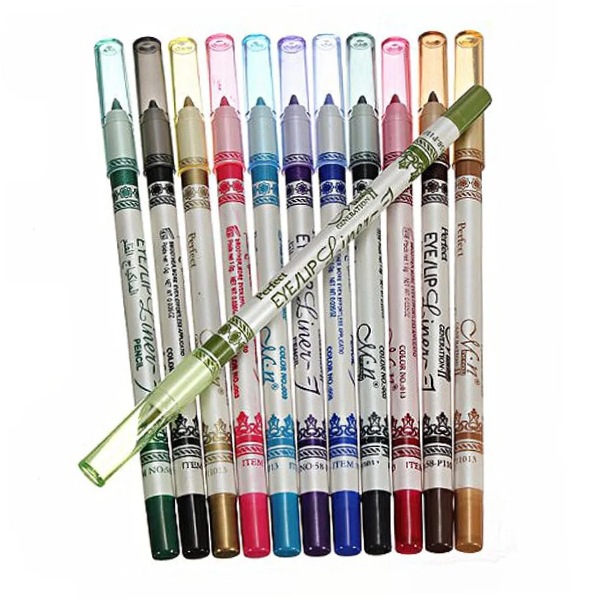 Олівець для очей FRCOLOR, 12 кольорів, фото №4