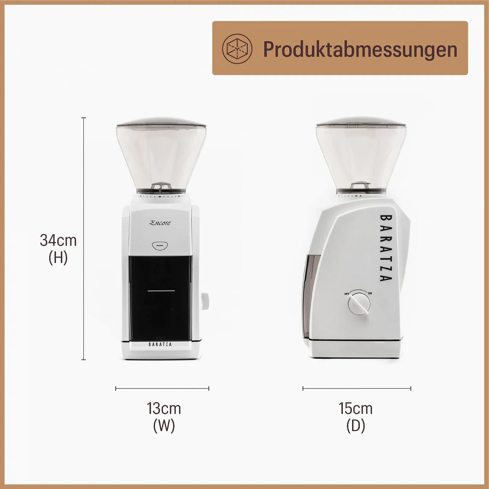 Кофемолка электрическая Baratza Encore 230V Black, фото №6