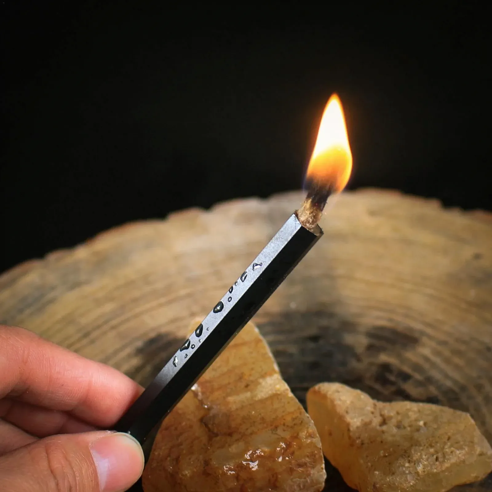 Водонепроникні вощені гнітові шнури Fire Rope з алюмінієвою гільзою, фото №4