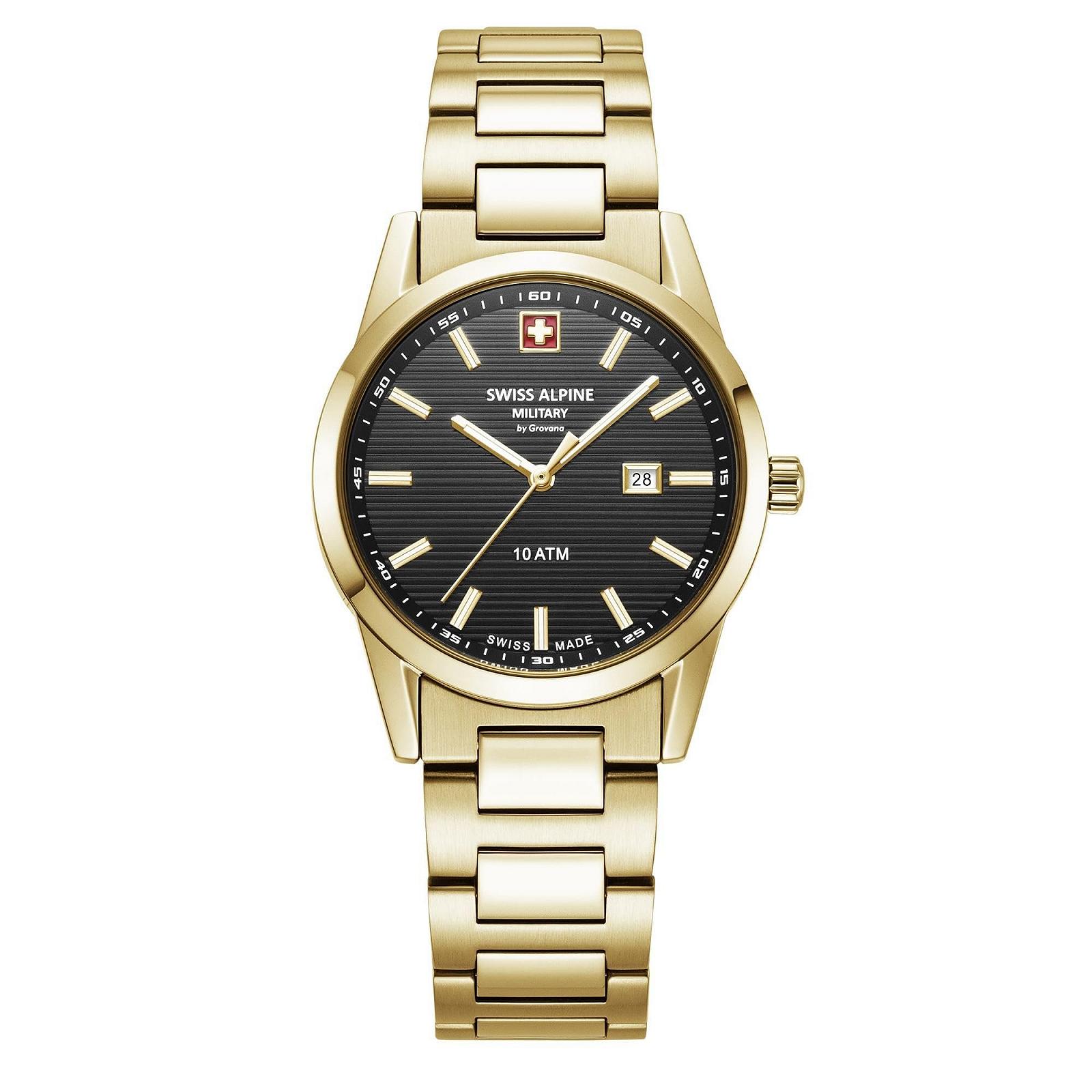 Жіночий аналоговий кварцовий годинник Swiss Alpine Military Stainless Steel 7767.1117SAM, Браслет, фото №1 Жіночий аналоговий кварцовий годинник Swiss Alpine Military Stainless Steel 7767.1117SAM, Браслет, фото №1