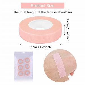 Плівка Sibba 6 Rolls Eyelash Tape для нарощування вій Рожева synthetic.ua - Фото 1