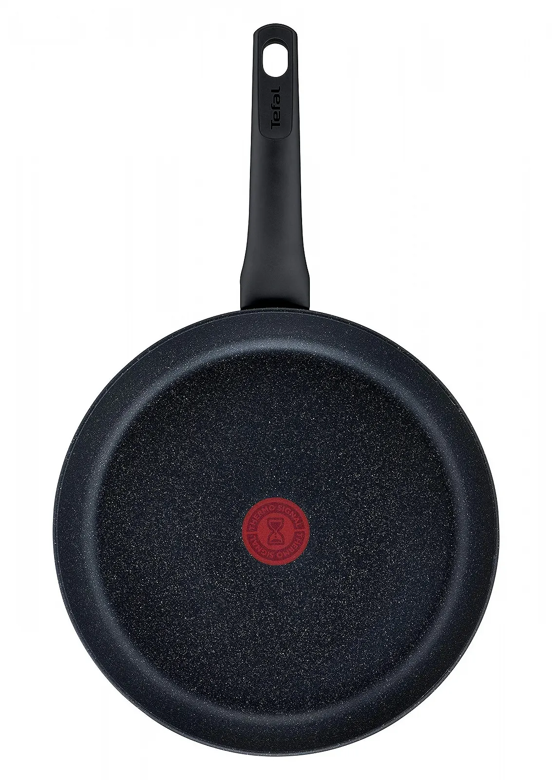Сковорідка-вок Tefal Black Stone 28 см Антипригарне покриття Mineralia+ Індукція для здорового приготування їжі Ефект каменю Чорний G28106, фото №2