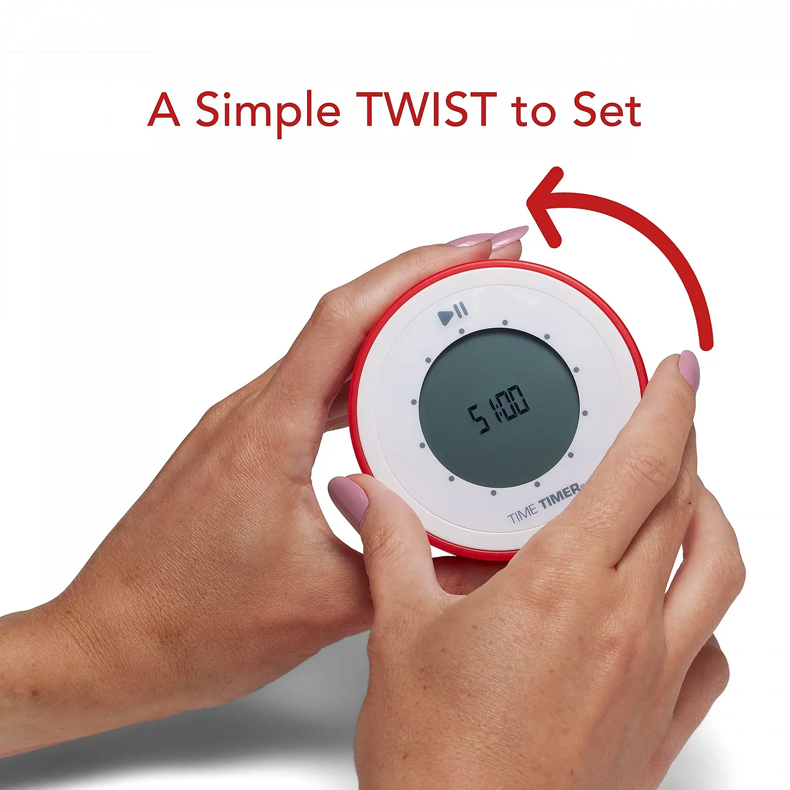 Визуальный таймер Time Timer Twist 90 минут цифровой, фото №4 Визуальный таймер Time Timer Twist 90 минут цифровой, фото №4