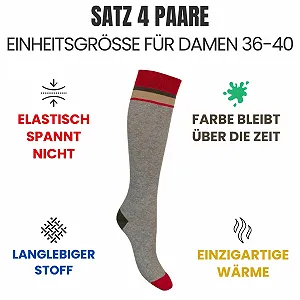 Жіночі гольфи Без бренду One Size Бавовна (4 пари) - Зроблено в Італії synthetic.ua - Фото 1