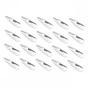 Стразы для ногтей Капля ABOOFAN 60 шт. Белый цвет synthetic.ua - Фото 1