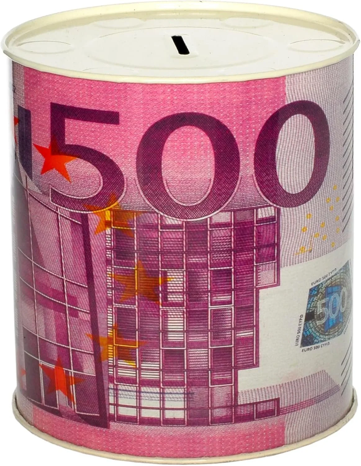 Скарбничка металева XXL 19x15 см випадкова банкнота, фото №3