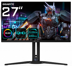Монітор 27" Gigabyte Aorus FO27Q2 2K OLED 240 Гц - Фото 1