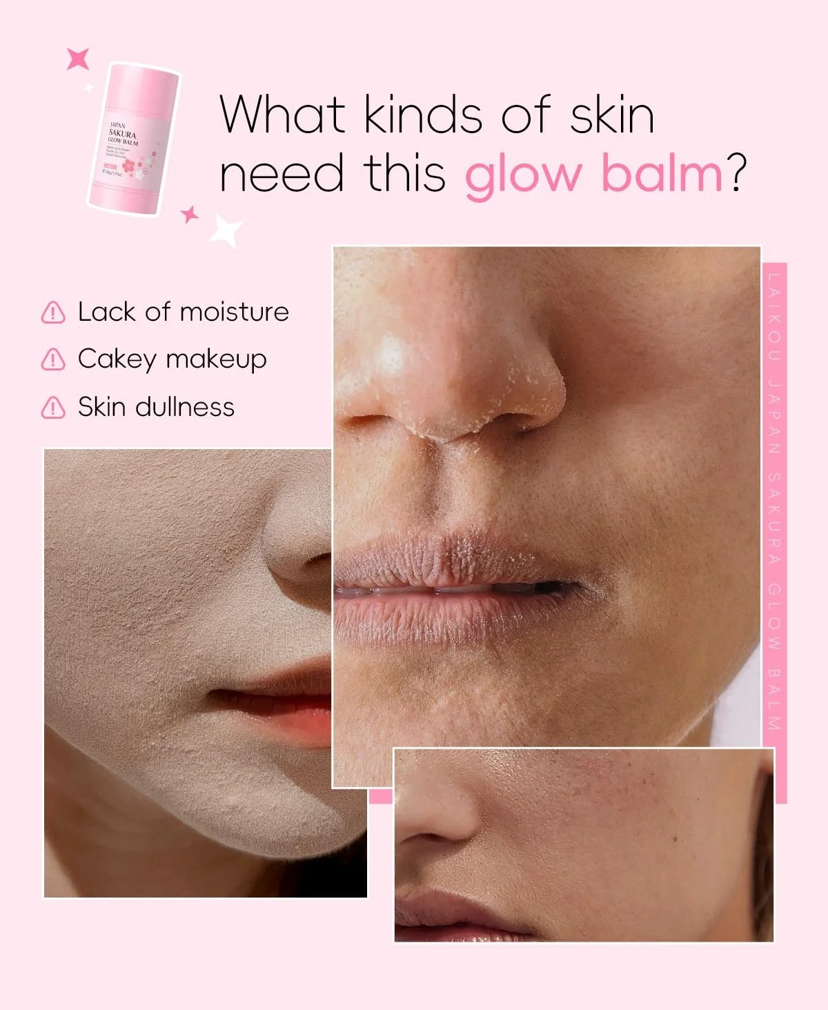 Лосьйон-стік для тіла Sakura Non Greasy Cherry Blossom Зволожуючий, фото №6