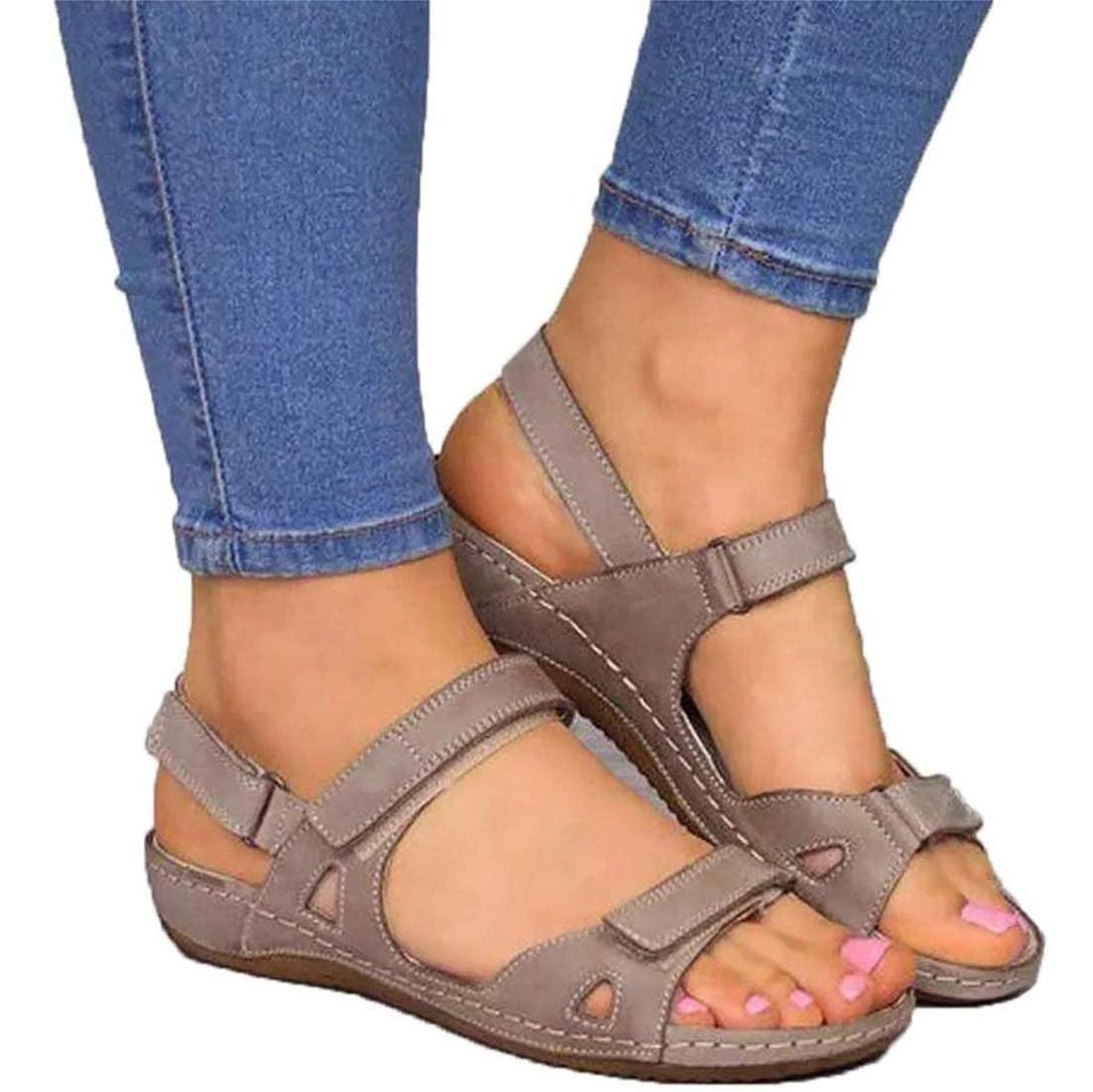 Женские открытые сандалии Высокого качества Ортопедические, фото №1