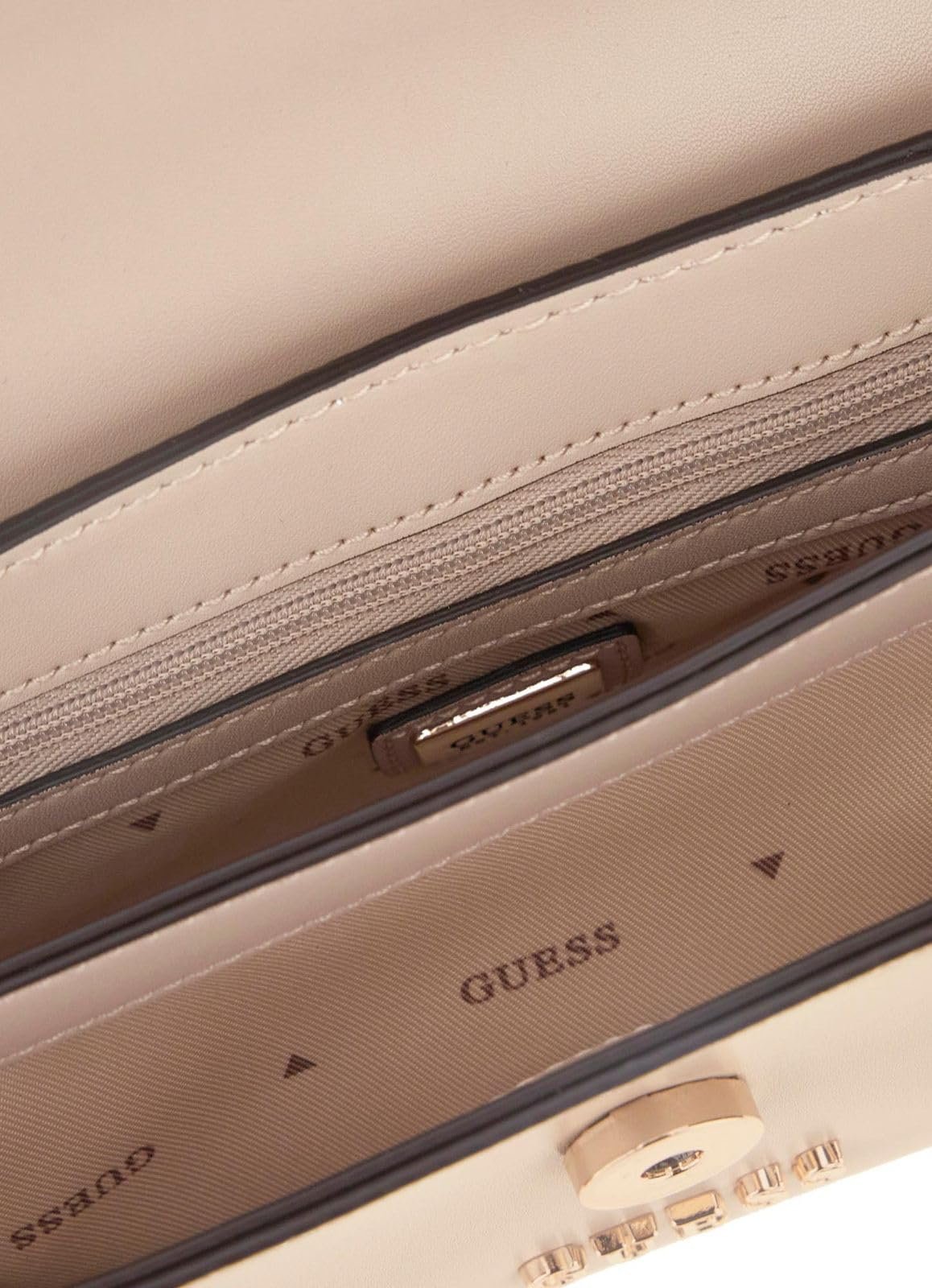Сумка з верхньою ручкою GUESS Queensland Flap Simply Taupe, фото №3