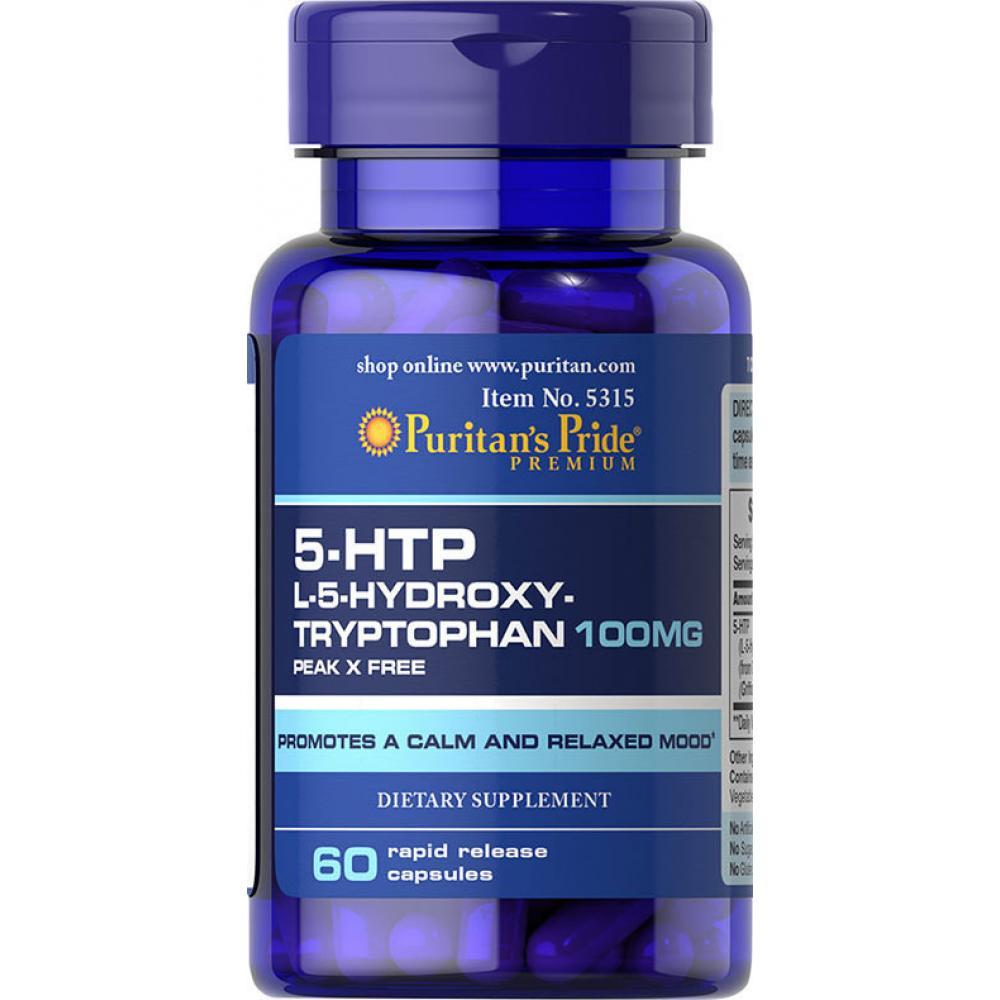 5-HTP 100mg 60caps, фото №1