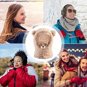 Шапка-ушанка Медведь GkgWuxf Зимняя synthetic.ua - Фото 1