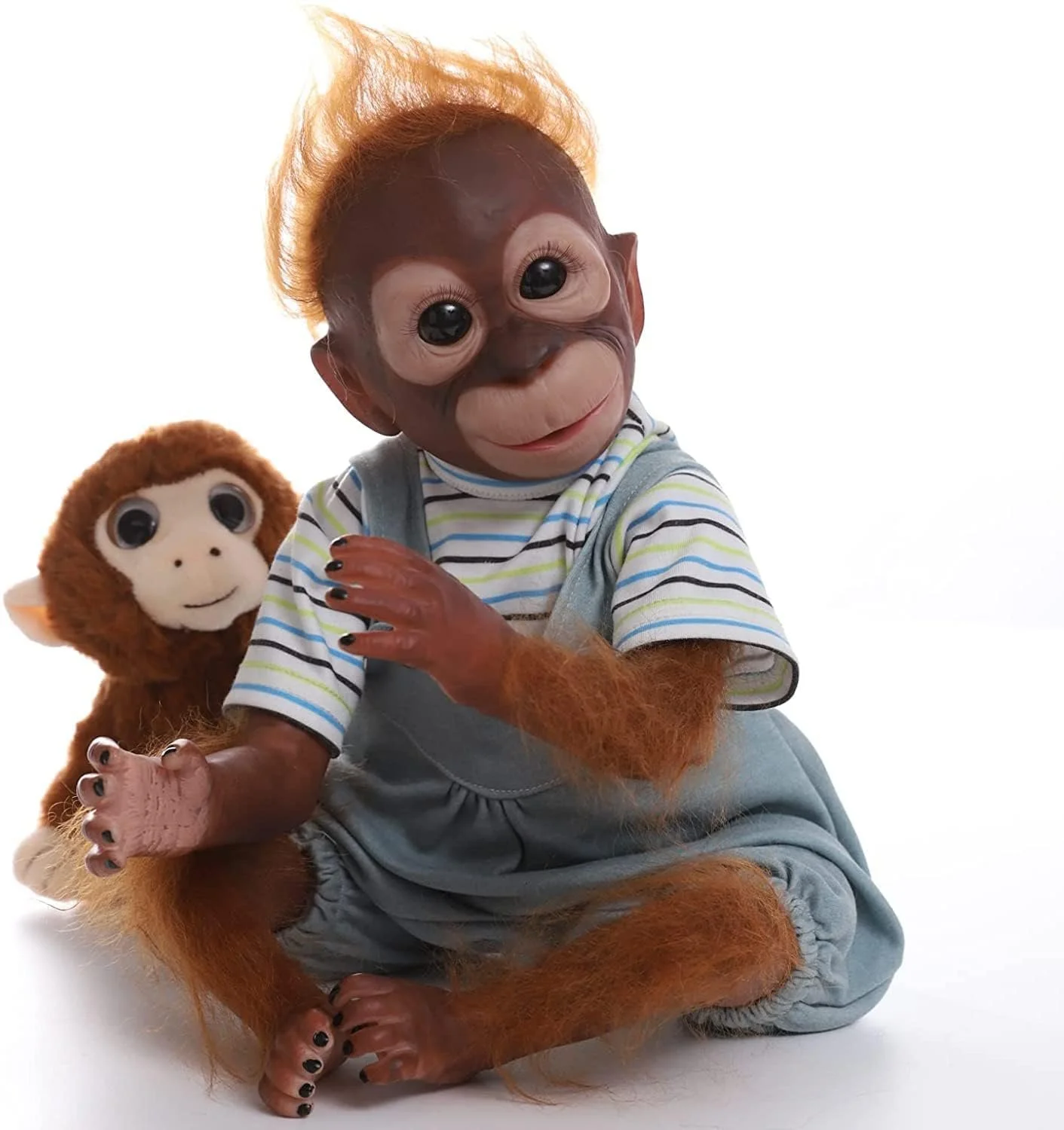 Кукла LKBOBIR Reborn Baby 51 см 21 дюйм Мягкий силикон-винил Reborn мальчик-обезьянка, фото №2 Кукла LKBOBIR Reborn Baby 51 см 21 дюйм Мягкий силикон-винил Reborn мальчик-обезьянка, фото №2