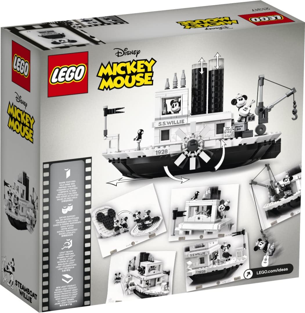 Конструктор LEGO Ideas 21317 Disney Steamboat Willie (751 деталей), фото №3