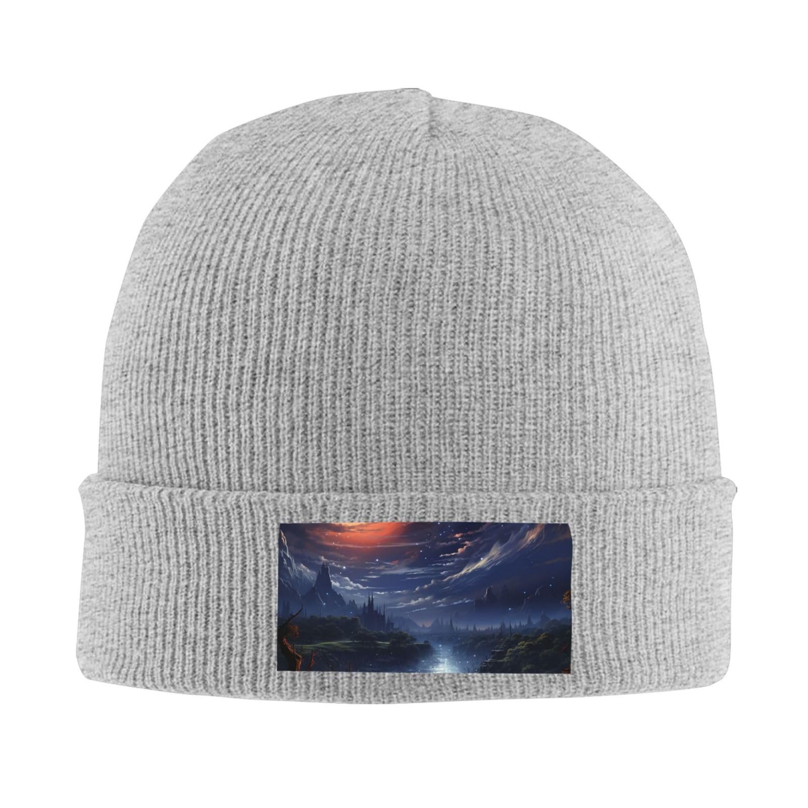 Шапка В'язана Зіркове небо для жінок зимова тепла Slouchy, фото №4 Шапка В'язана Зіркове небо для жінок зимова тепла Slouchy, фото №4