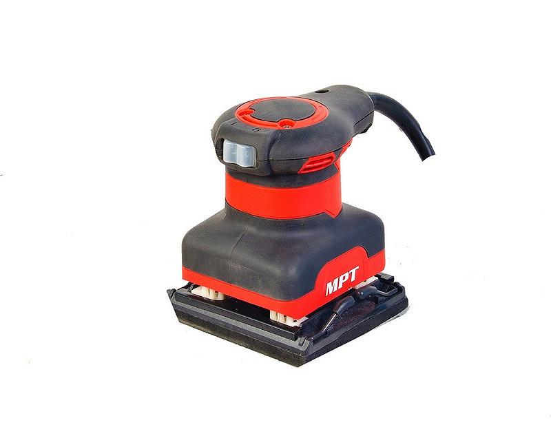 Машина плоскошліфувальна MPT PROFI 240 Вт 110х110 мм 14000 об/хв додаткові щітки MPS2403, фото №2