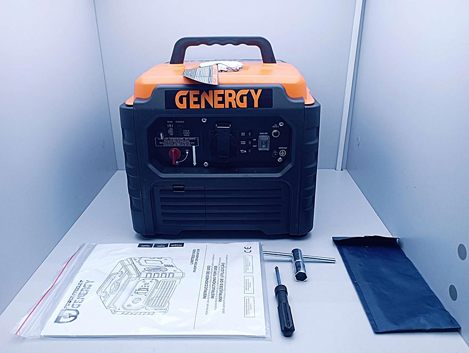 Электрогенератор Genergy Limited 1000i Black-Orange, фото №2