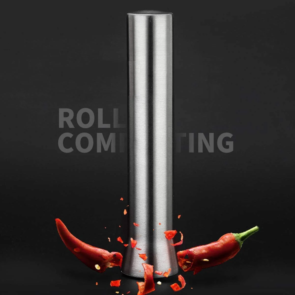 Ступка з товкачиком з нержавіючої сталі Міцна Легко миється Ідеально підходить для спецій Імбир G, фото №3