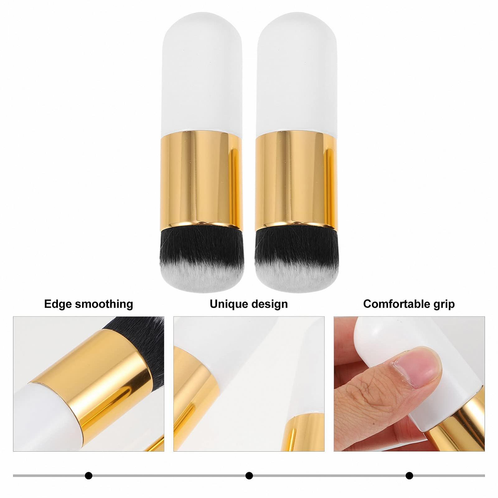 Кисть Для Макияжа Beaupretty Foundation Rougepinsel Профессиональная Foundation Pinsel Puderpinsel Eyeliner Pinsel Дорожный Пластик Конический Набор Белый, фото №4