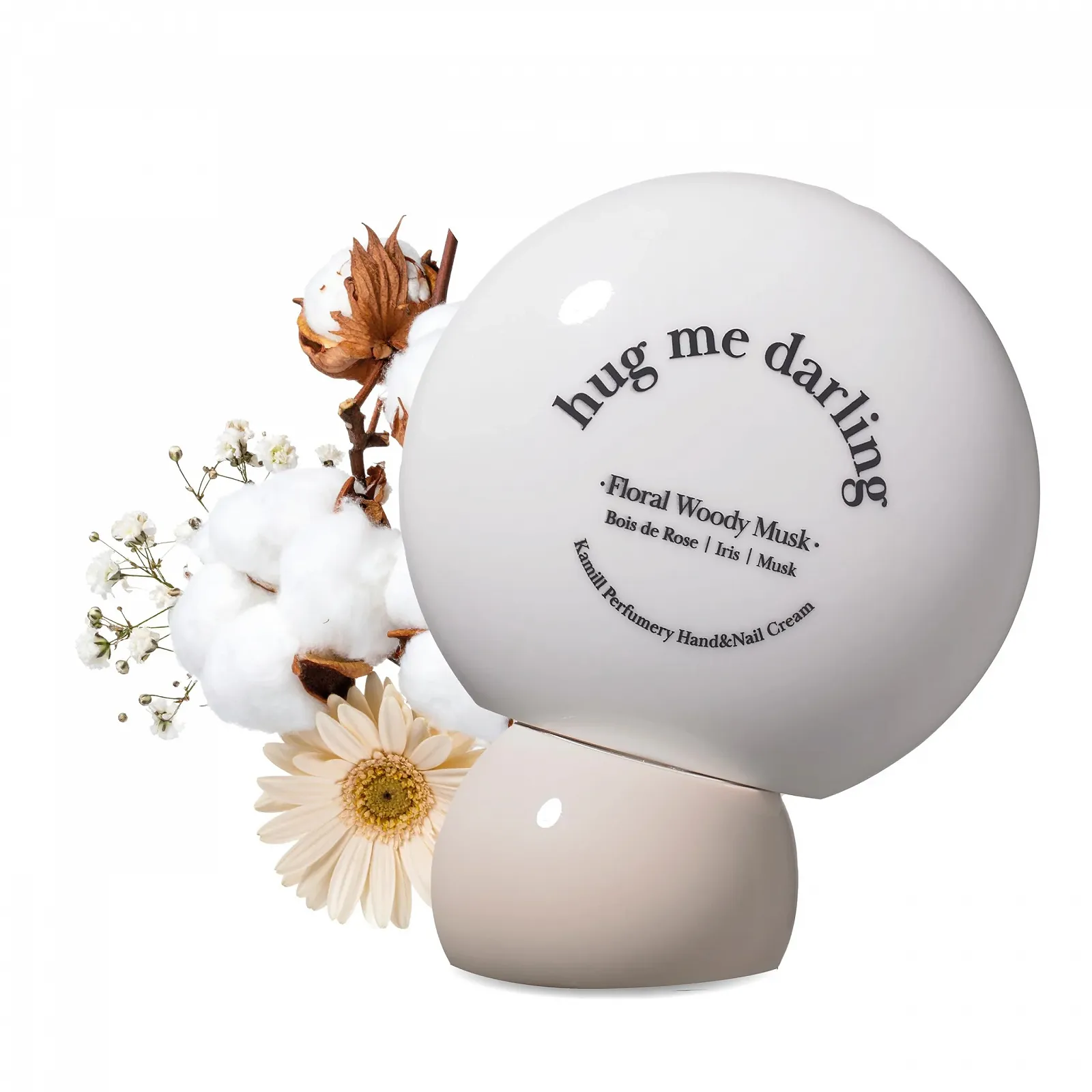 Крем для рук и ногтей Kamill Perfumery Hug Me Darling 50 мл - Аромат хлопка и теплого мускуса, корейский уход за кожей, веганский крем для рук, фото №1