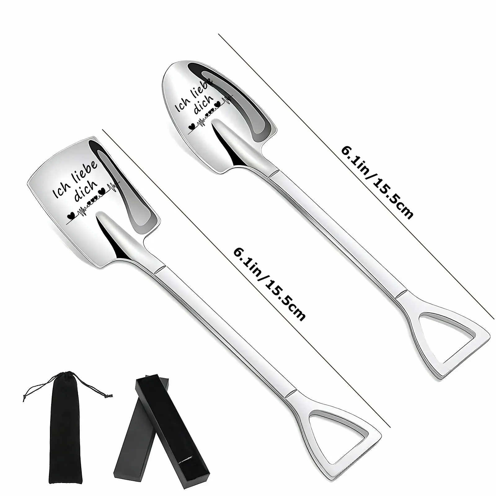 Ложка I Love You Подарунки для пар, 2 шт., фото №7