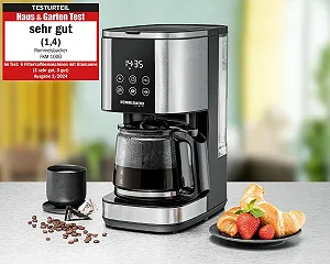 Крапельна кавоварка Rommelsbacher FKM 1.5 л 12 чашок 1000 Вт synthetic.ua - Фото 1