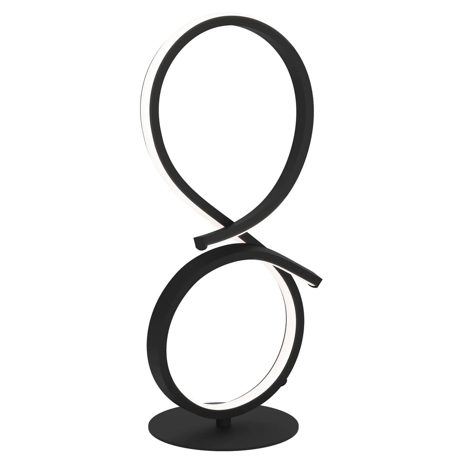 Настільна лампа EGLO LED Метал / Пластик 20.5 x 40.5 см Чорний / Білий, фото №1